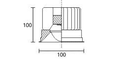 LED DL 1296 Linse Schnitt